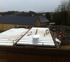 Dalle presque prete, manque ferraillage et garage juste !