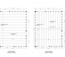 Plans base et variante