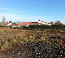 Notre terrain, environ 400m2