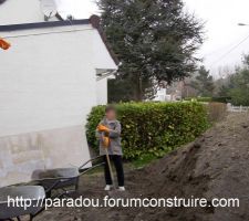 Apport de terre