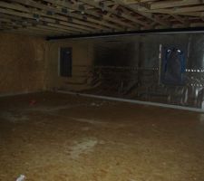 Plancher technique - Cellier et bureau