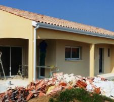 Terrasse couverte sud ouest