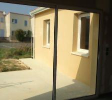 Terrasse cot&eacute; ouest