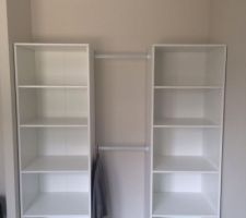 Aménagement du placard de notre chambre, étape par étape