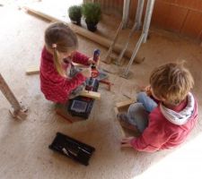 Nos petits bricoleurs ;-)