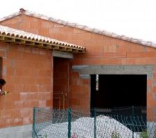 15 mars 2014: couverture presque terminée - manque plus que quelques finitions...