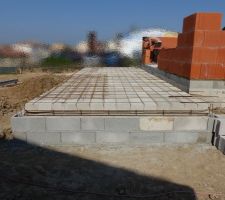 Plancher de la terrasse