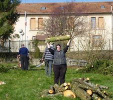 Et un peu de bucheronnage