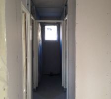 Accès partie nuit et WC au fond