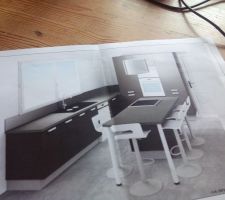 Plan 3D de la cuisine