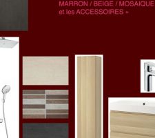Choix du carrelage et accessoires salle d'eau RDC