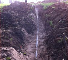 Trancher d evacuation fausse septique