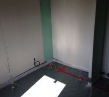 Notre futur chambre avant coulage de la chape liquide