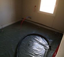 Chambre 2 avant coulage de chape