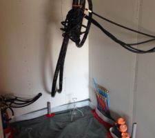 Cellier avant coulage de chape