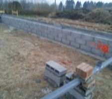 Preparation du passage des gaines supl&eacute;mentaires.