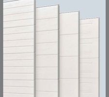 Choix de la porte de garage rainures taille M (couleur gris anthra donc)