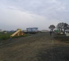 Arrivée du mobil-home