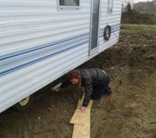 Calage du mobil-home