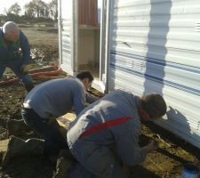 Raccordement du mobil-home
