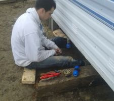 Raccordement du mobil-home