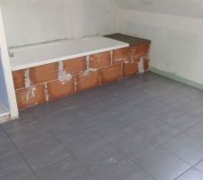 Carrelage sdb étage