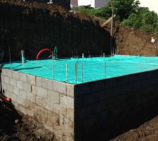 Pose du polyane anti termites