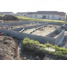 Pose de l'&eacute;vacuation des eaux ud&eacute;es