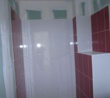 Satisfait de la pose de la faience dommage pour les petits détails de finition profilé oublié