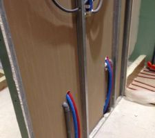 Cloison centrale avant d'installer le renfort