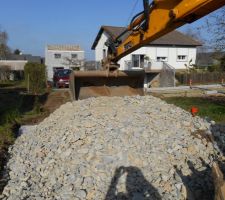 Acces au chantier, l'entr&eacute;e du terrain