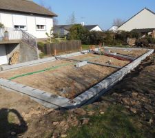 Vue des diff&eacute;rentes gaines, &eacute;lectricit&eacute;, plomberie etc...