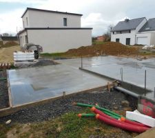 Les 2 parties de la terrasse