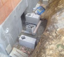 Fondation pour cour anglais