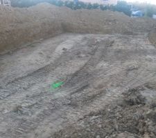 Le terrassement vient de commancer. Les choses serieuse commence