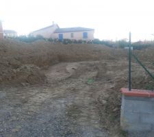 Le terrassement vient de commancer. Les choses serieuse commence