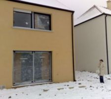 12.2009
avancement des travaux ...

l'arri&egrave;re de la maison