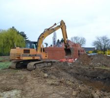 Premier coup de pelle.