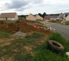 L'emplacement de la cuve de r&eacute;cup&eacute;ration d'eau
