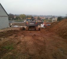 Le début des travaux