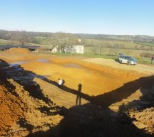 Apr&egrave;s le terrassement, une impression de "gouffre"