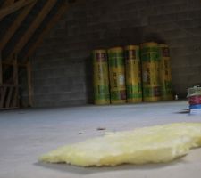 &eacute;tage au d&eacute;but des travaux