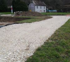 Chemin d acces en calcaire 0/80