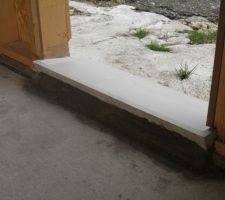 Seuil de porte posés