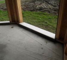 Seuil baies vitrées 1m80