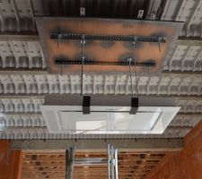Installation hotte de plafond