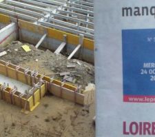 Travaux a l'arret suite a la modification du permis (accepter) en juillet 2011 et a la reparation de la plateforme