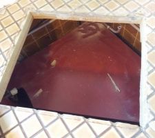 L'emplacement pour la plaque de gaz
