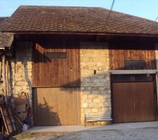 Vue de face garages