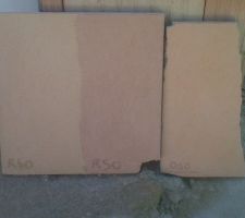 Les trois choix finaux pour le cr&eacute;pis..
Apr&egrave;s moulte discussion, ce sera le O60 qui sera choisi